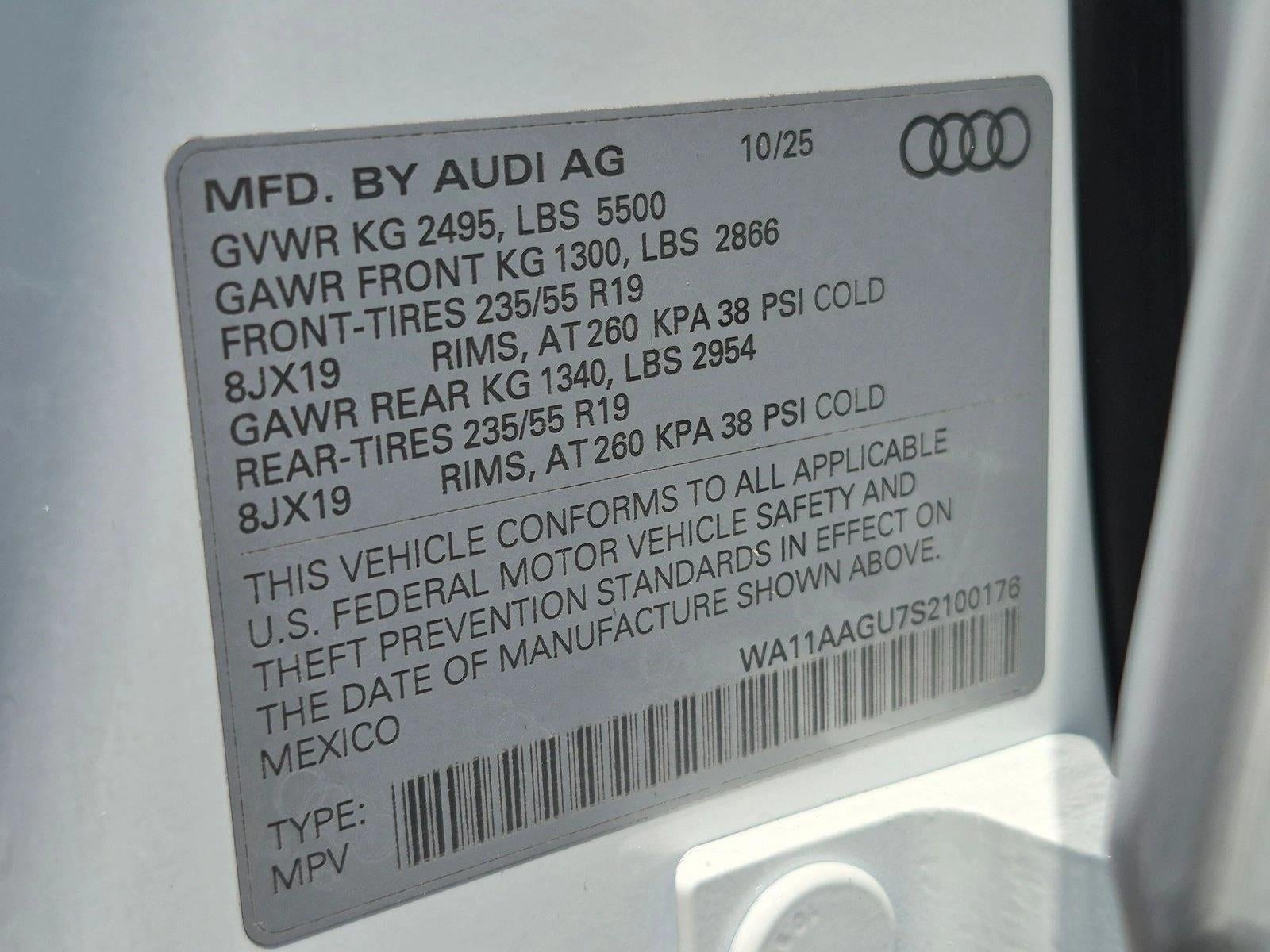 2025 Audi Q5 Premium 2.0 TFSI quattro