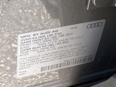 2023 Audi SQ5 Sportback Premium Plus 3.0 TFSI quattro