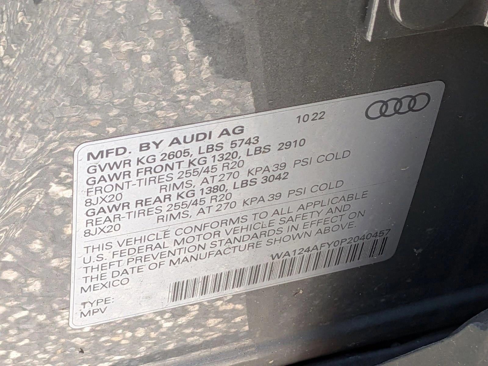 2023 Audi SQ5 Sportback Premium Plus 3.0 TFSI quattro