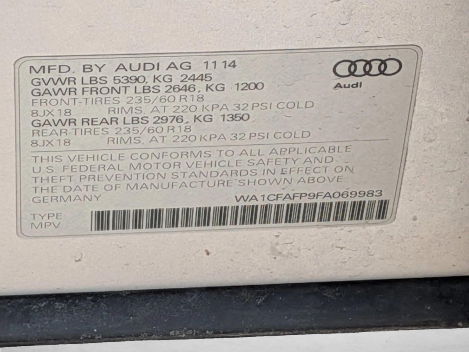 2015 Audi Q5 quattro 4dr 2.0T Premium