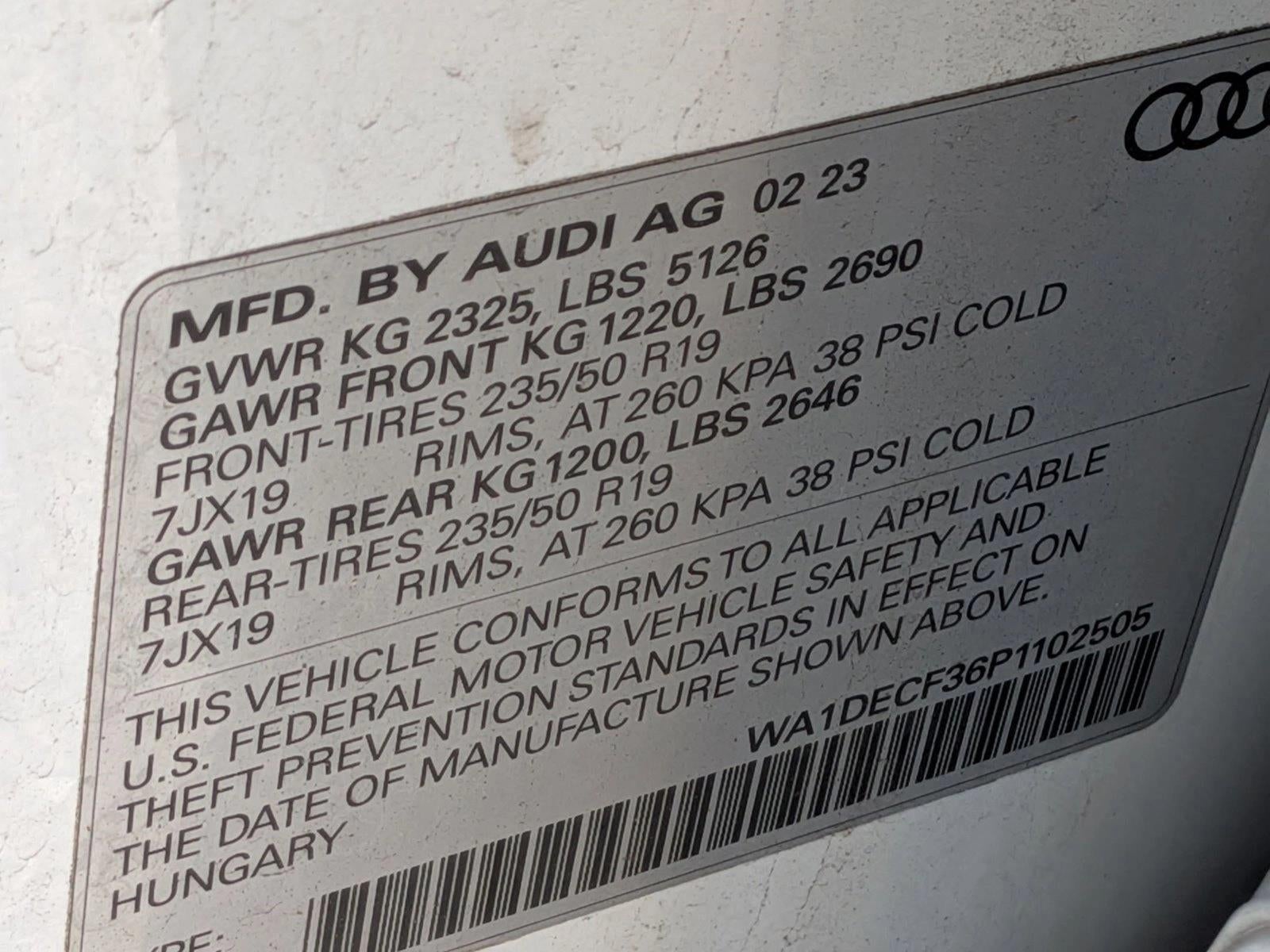 2023 Audi Q3 S line Premium 45 TFSI quattro