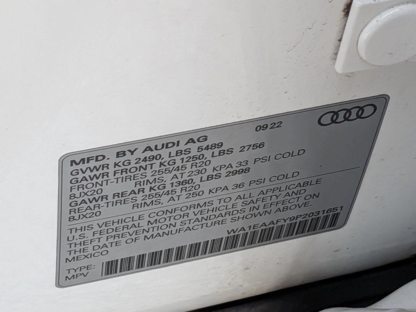 2023 Audi Q5 S line Premium Plus 45 TFSI quattro