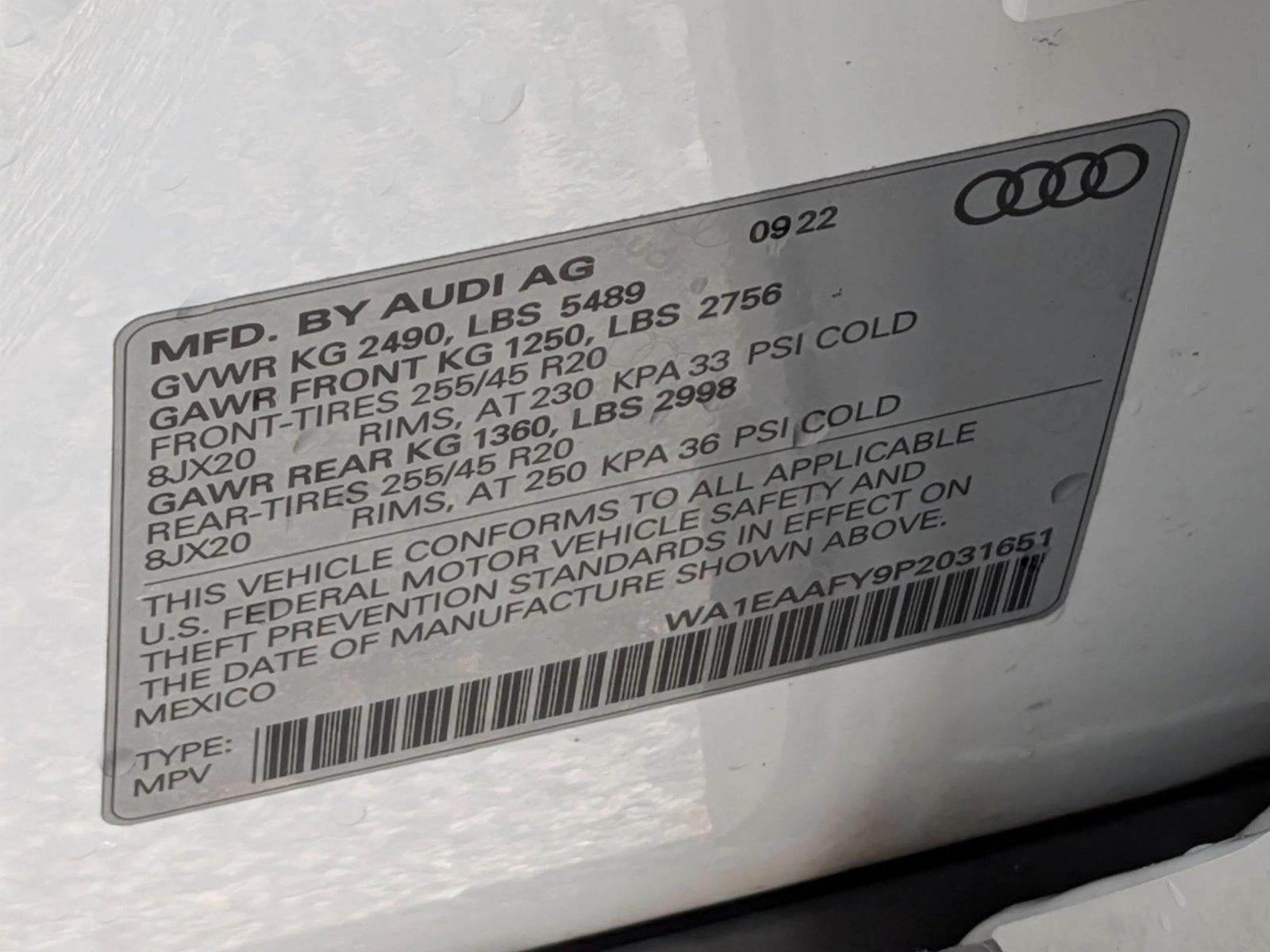 2023 Audi Q5 S line Premium Plus 45 TFSI quattro