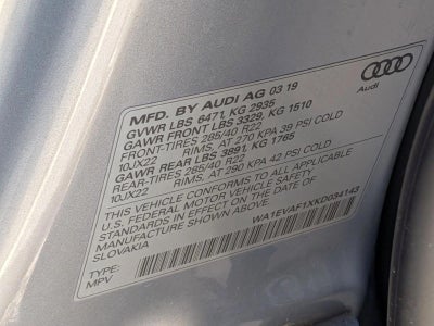 2019 Audi Q8 Premium Plus 55 TFSI quattro