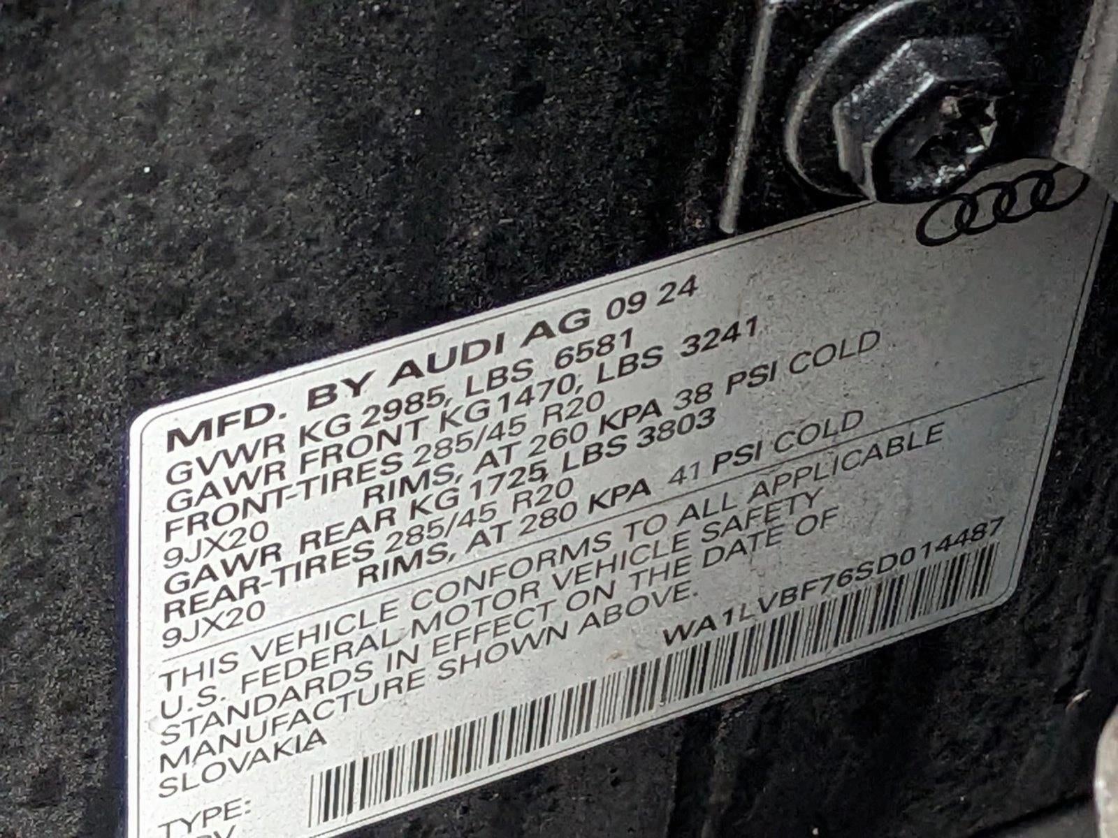 2025 Audi Q7 Premium Plus 55 TFSI quattro