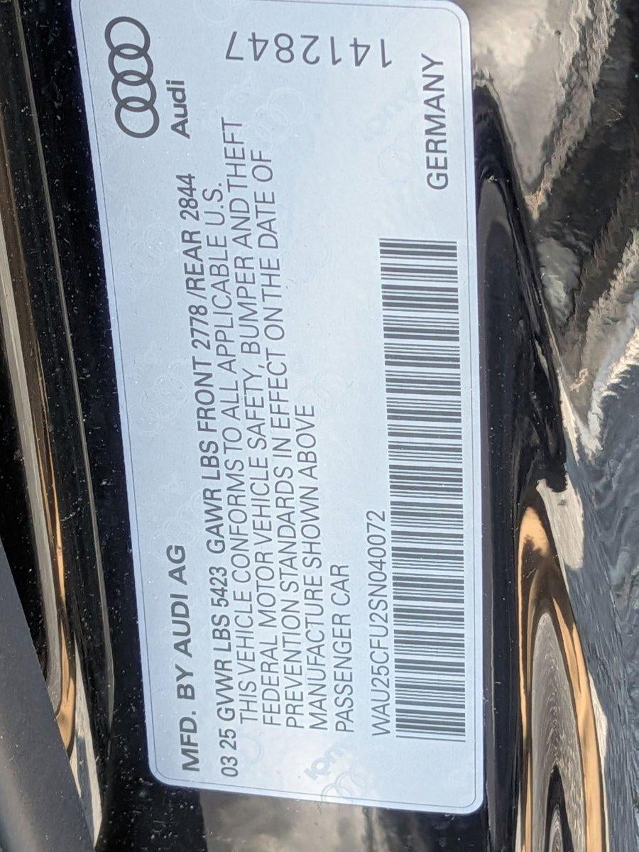 2025 Audi S5 Premium Plus 3.0 TFSI quattro