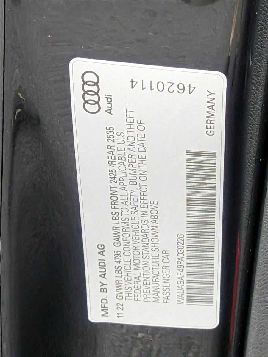 2023 Audi A4 Sedan Premium 40 TFSI quattro