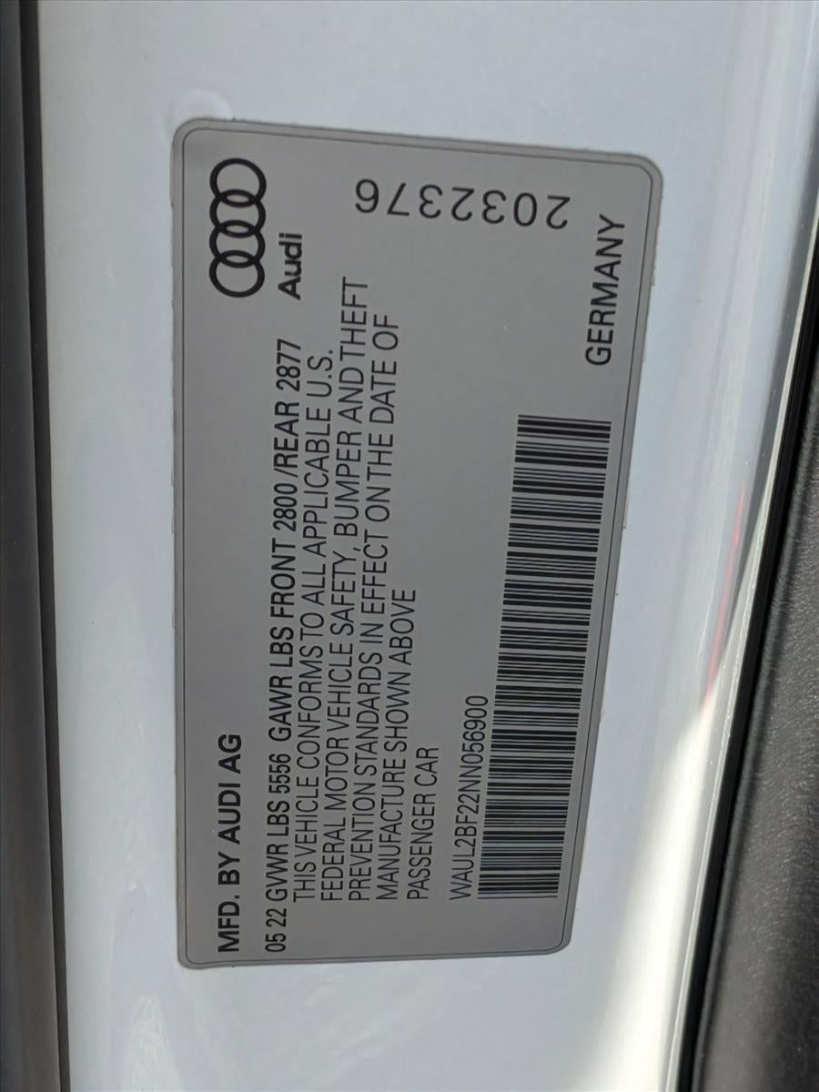 2022 Audi A6 Sedan Premium Plus 55 TFSI quattro