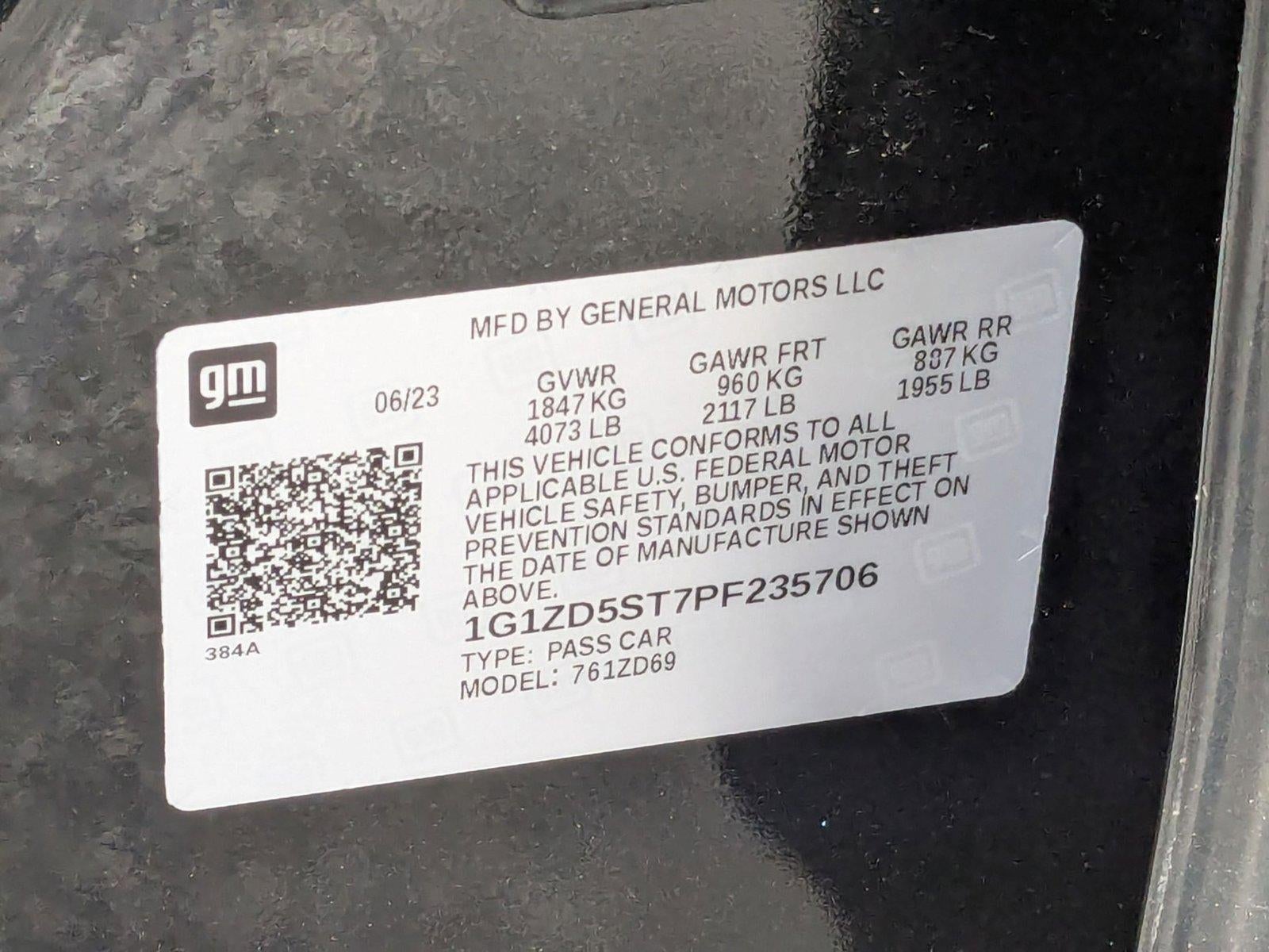 2023 Chevrolet Malibu 4dr Sdn 1LT