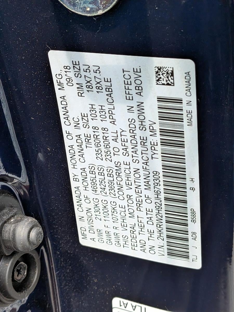 2018 Honda CR-V Touring AWD