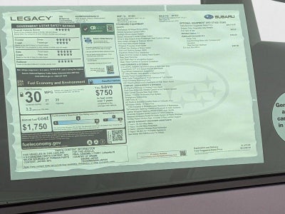 2025 Subaru Legacy Premium AWD