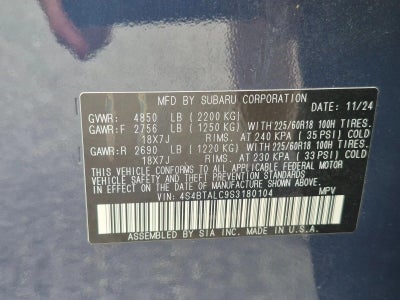 2025 Subaru Outback Onyx Edition AWD