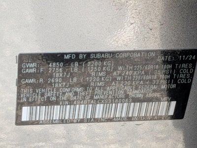 2025 Subaru Outback Onyx Edition AWD