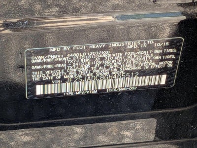 2016 Subaru Forester 2.5i Premium CVT