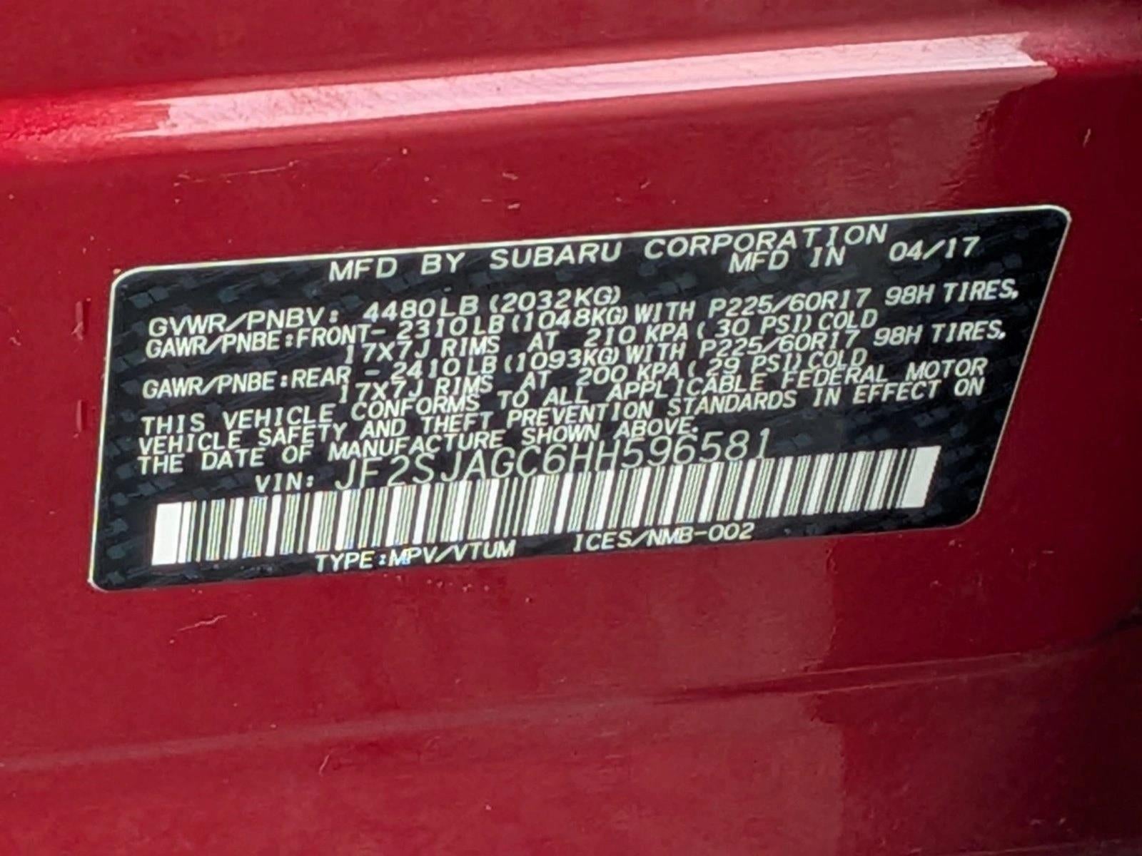 2017 Subaru Forester 2.5i Premium CVT