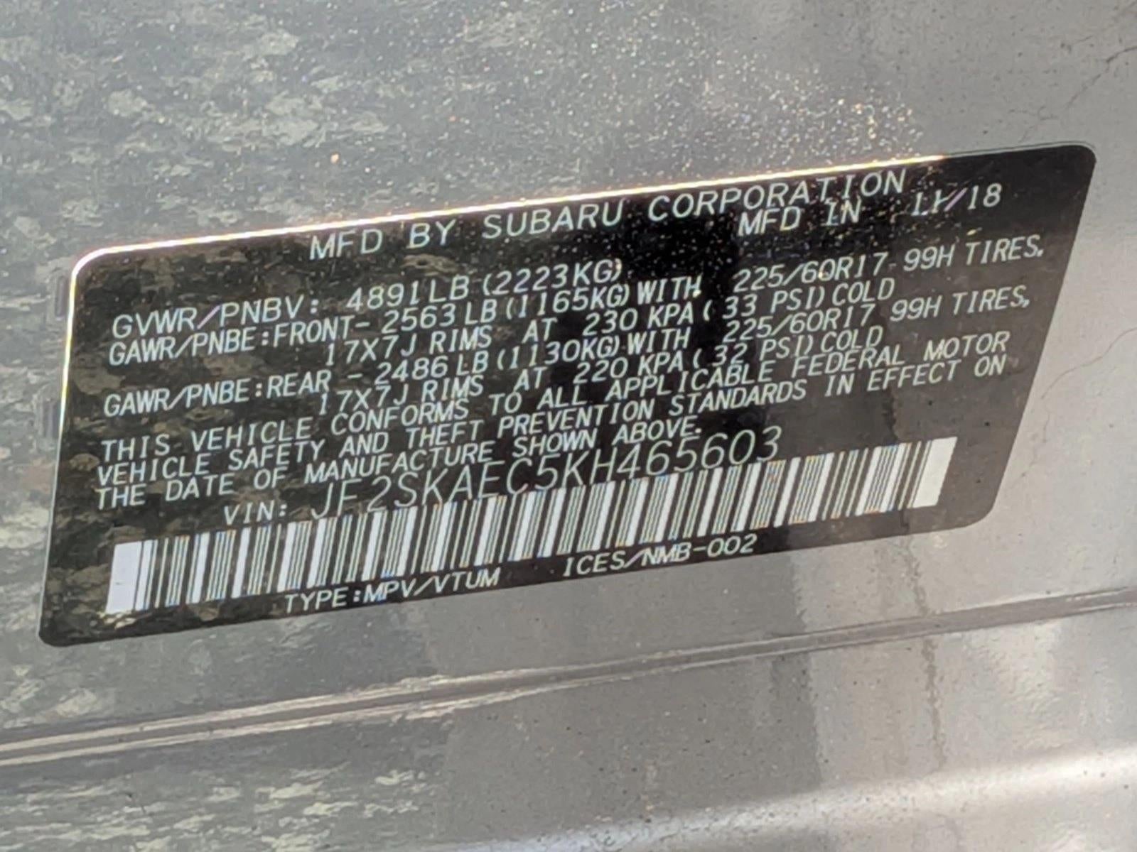 2019 Subaru Forester 2.5i Premium