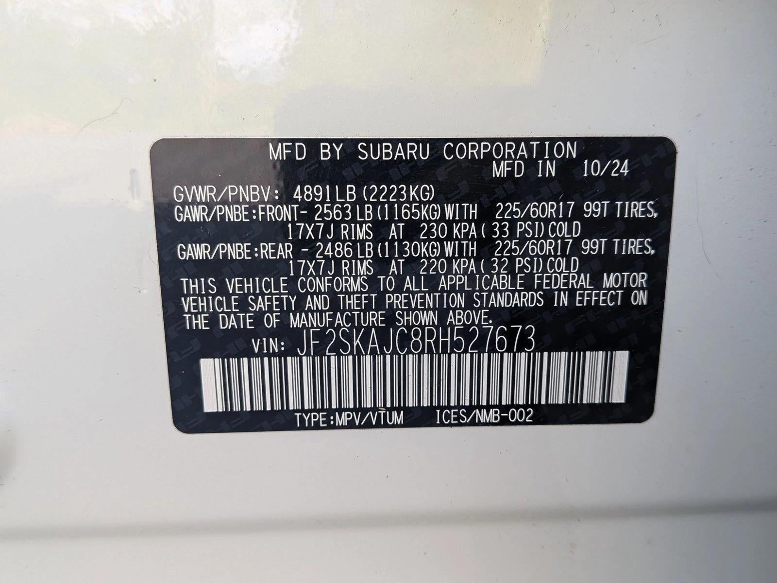 2024 Subaru Forester Wilderness AWD
