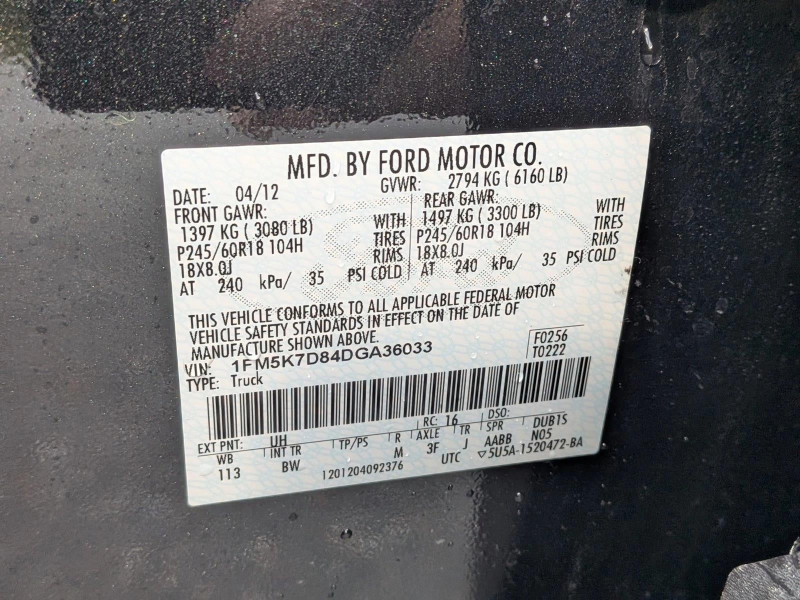2013 Ford Explorer FWD 4dr XLT