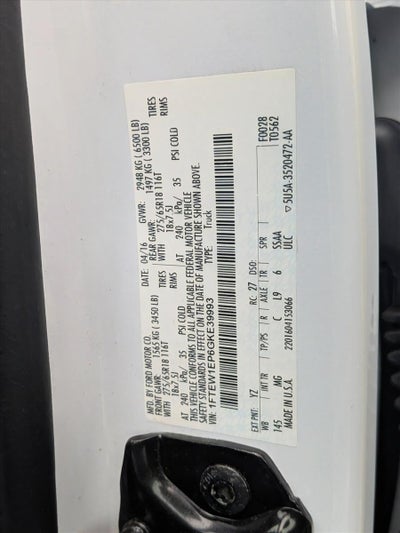 2016 Ford F-150 4WD SuperCrew 5-1/2 Ft Box XLT