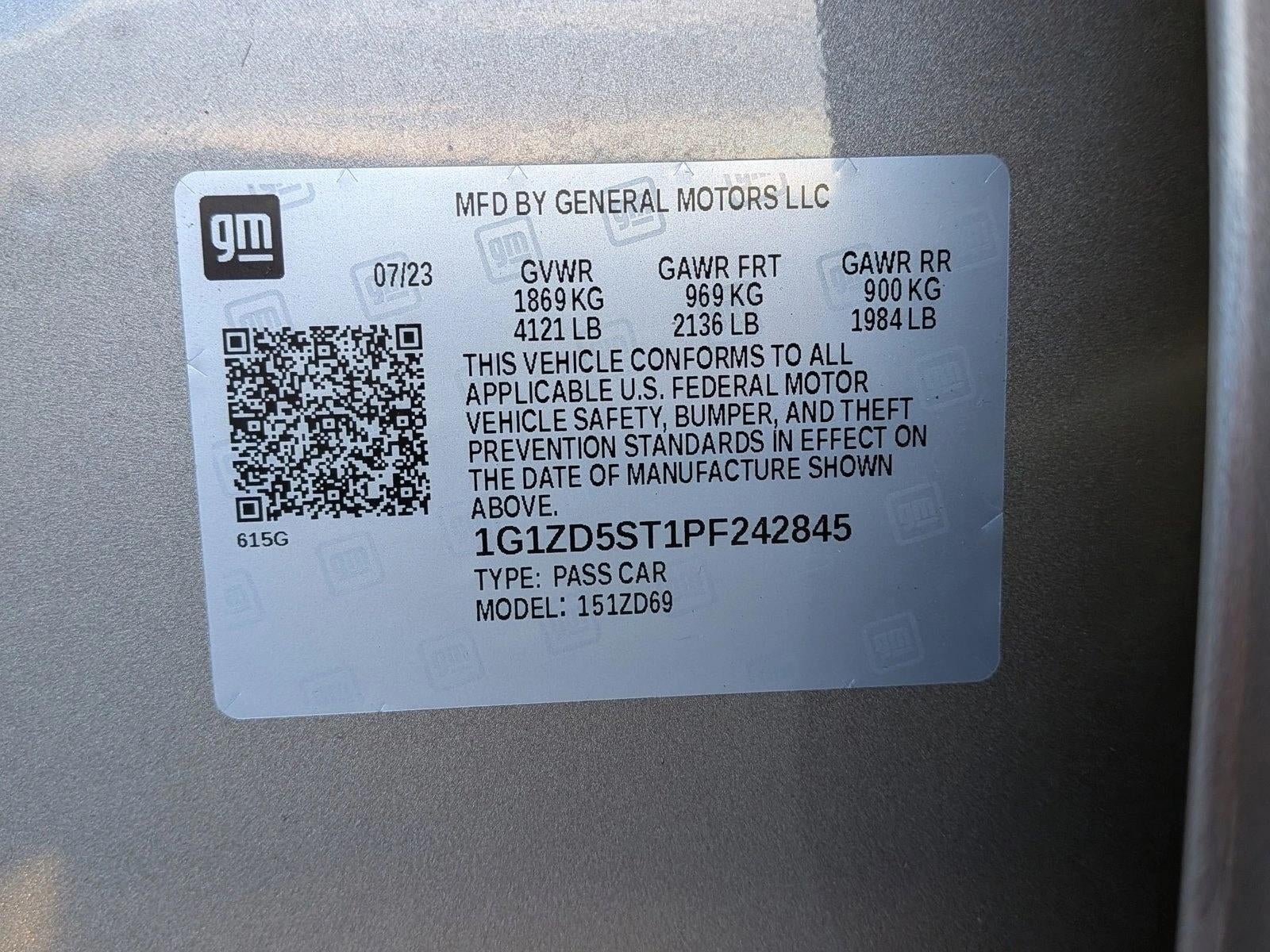 2023 Chevrolet Malibu 4dr Sdn 1LT