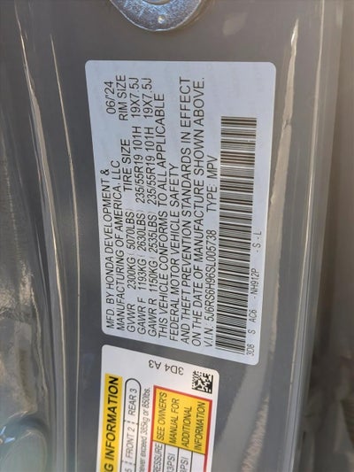 2025 Honda CR-V Hybrid Sport Touring AWD