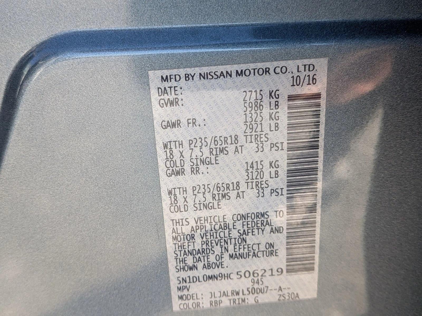 2017 INFINITI QX60 FWD