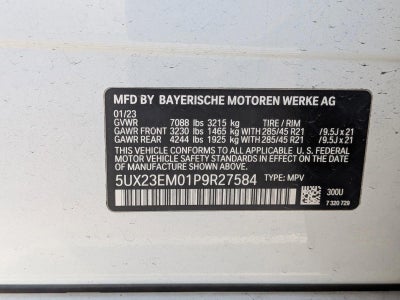 2023 BMW X7 xDrive40i Sports Activity Vehicle