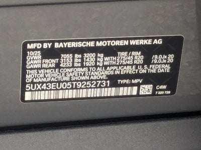 2026 BMW X5 xDrive50e Plug-In Hybrid