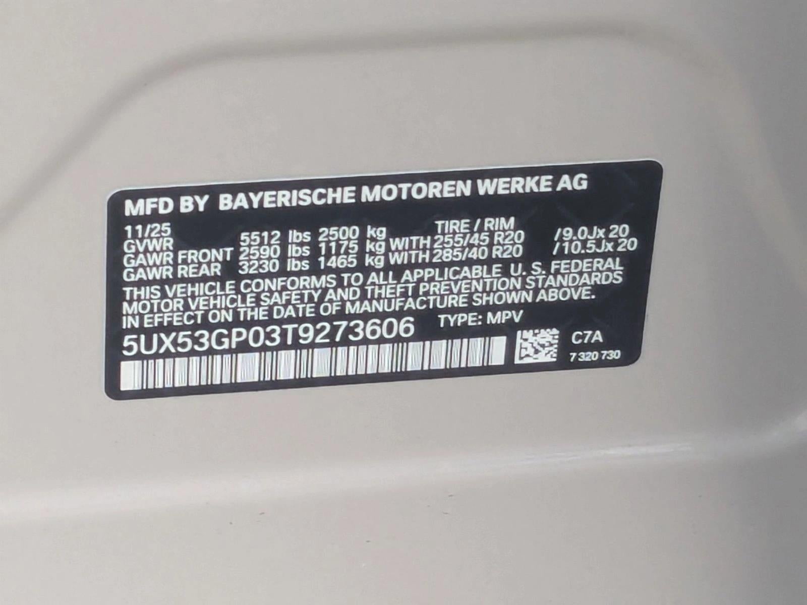 2026 BMW X3 30 xDrive Sports Activity Vehicle