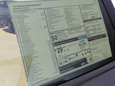 2026 BMW X3 30 xDrive Sports Activity Vehicle