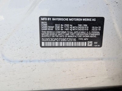 2025 BMW X3 30 xDrive Sports Activity Vehicle