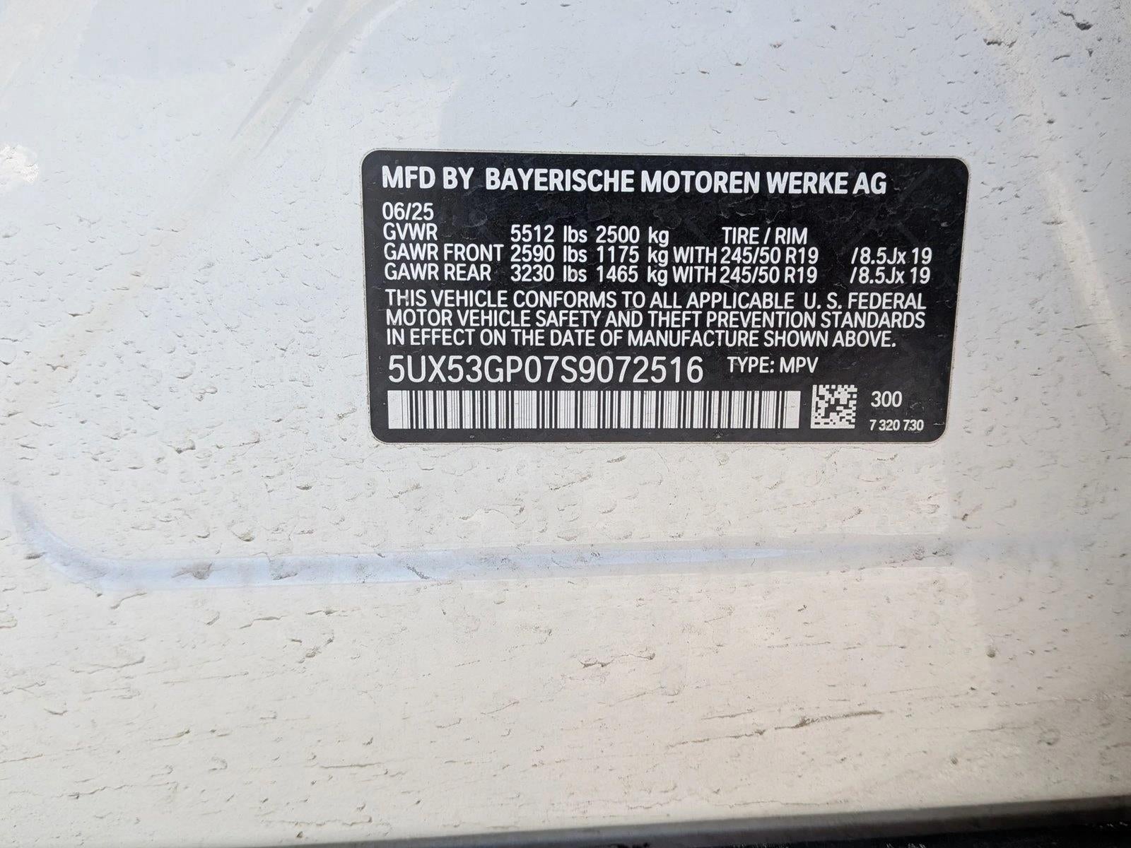 2025 BMW X3 30 xDrive Sports Activity Vehicle