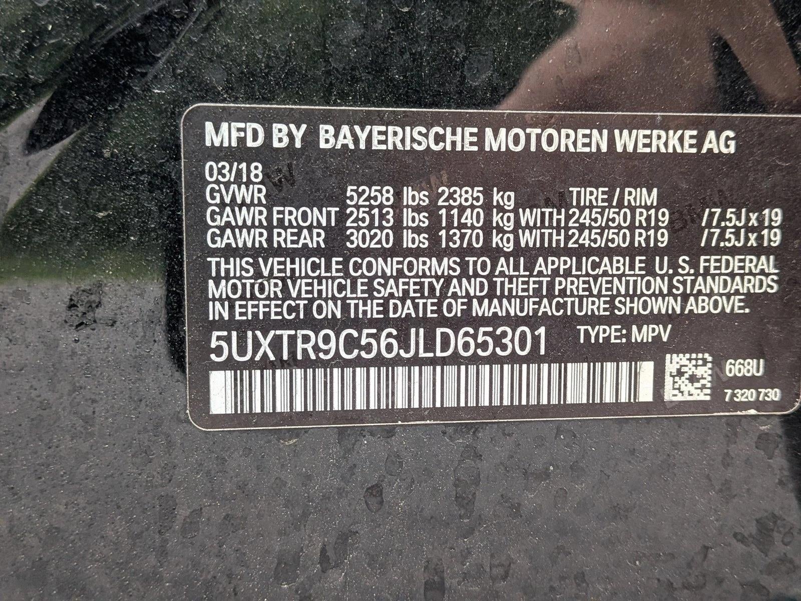 2018 BMW X3 xDrive30i Sports Activity Vehicle
