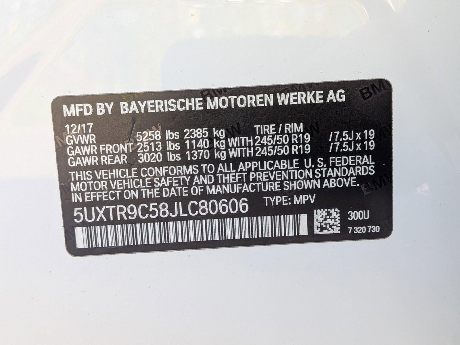2018 BMW X3 xDrive30i Sports Activity Vehicle