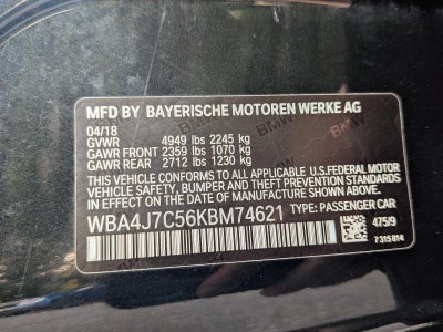 2019 BMW 440i xDrive Gran Coupe