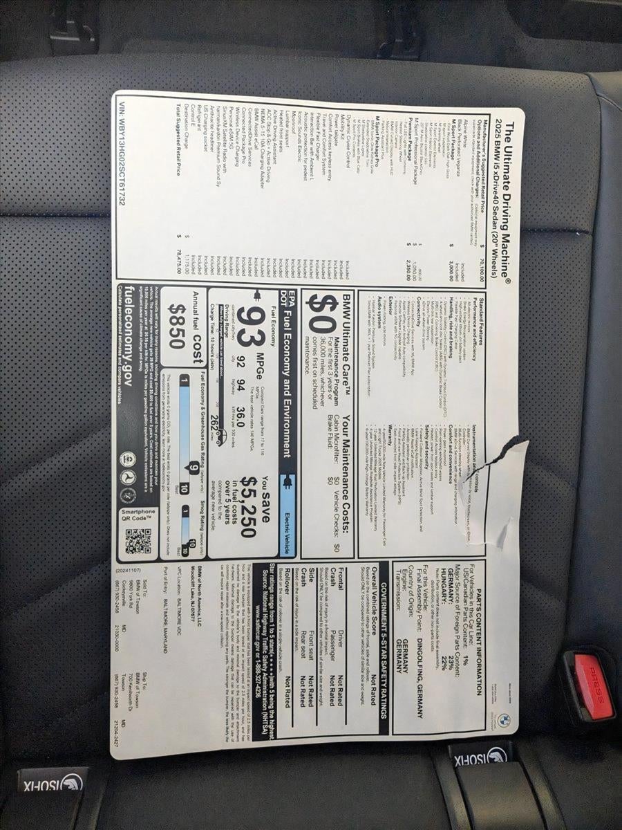 2025 BMW i5 xDrive40 Sedan