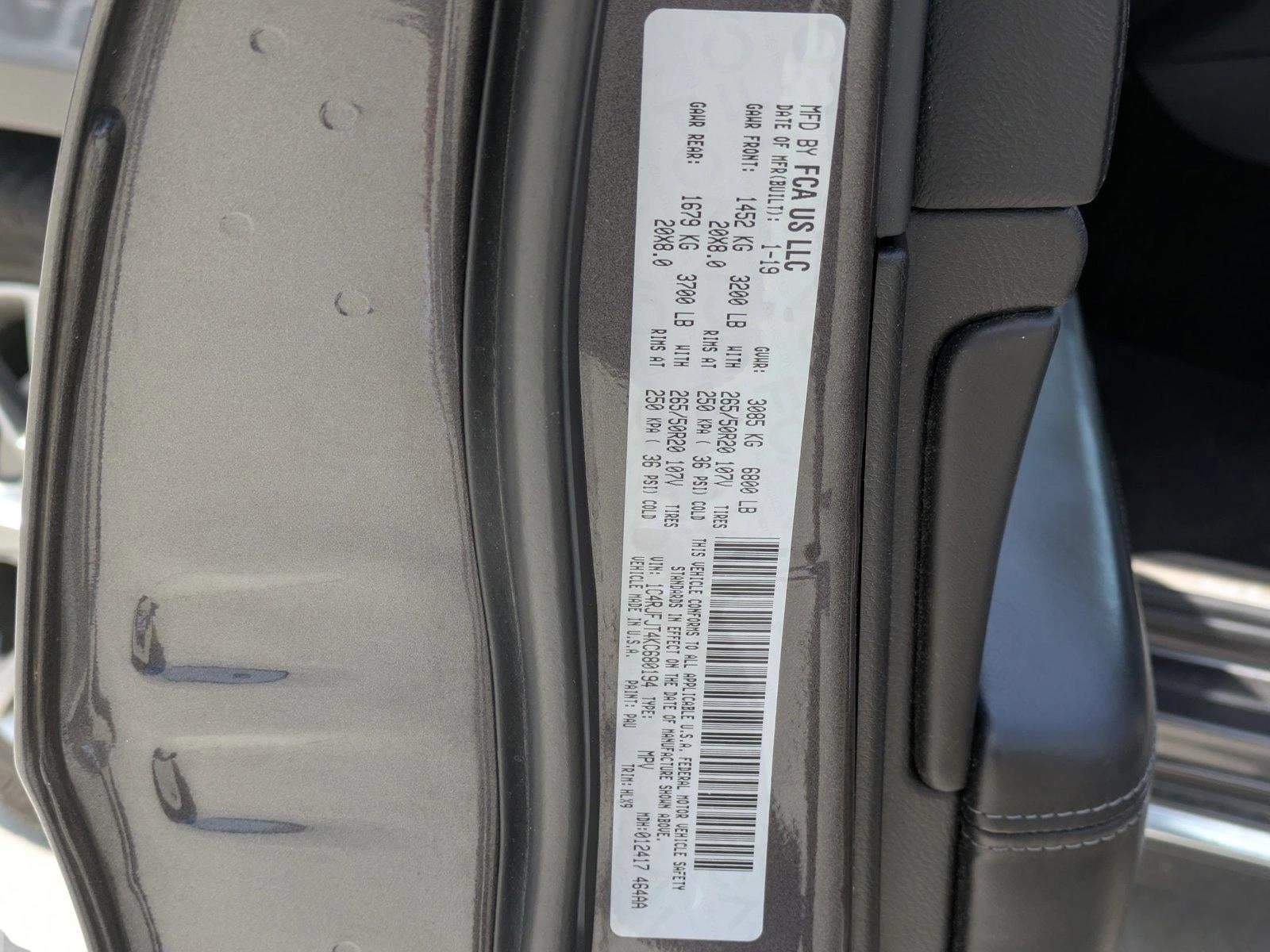 2019 Jeep Grand Cherokee Summit 4x4
