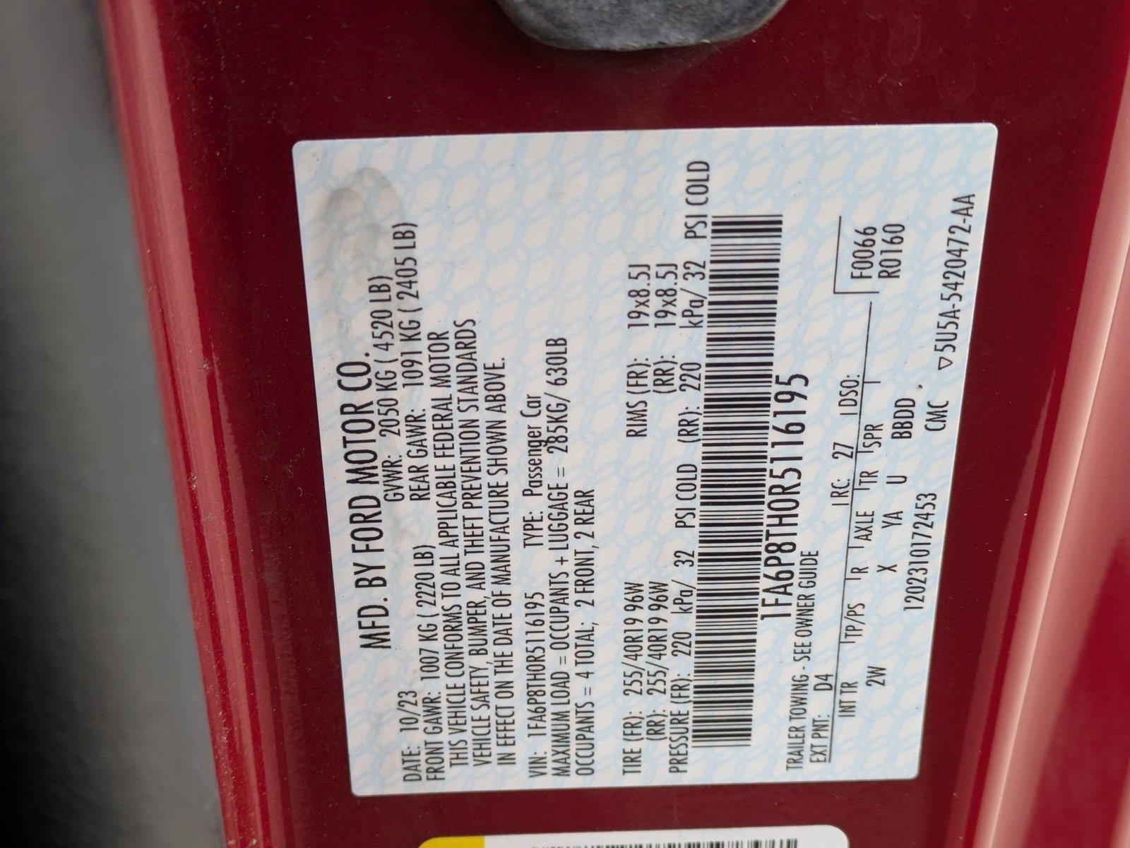 2024 Ford Mustang EcoBoost Fastback