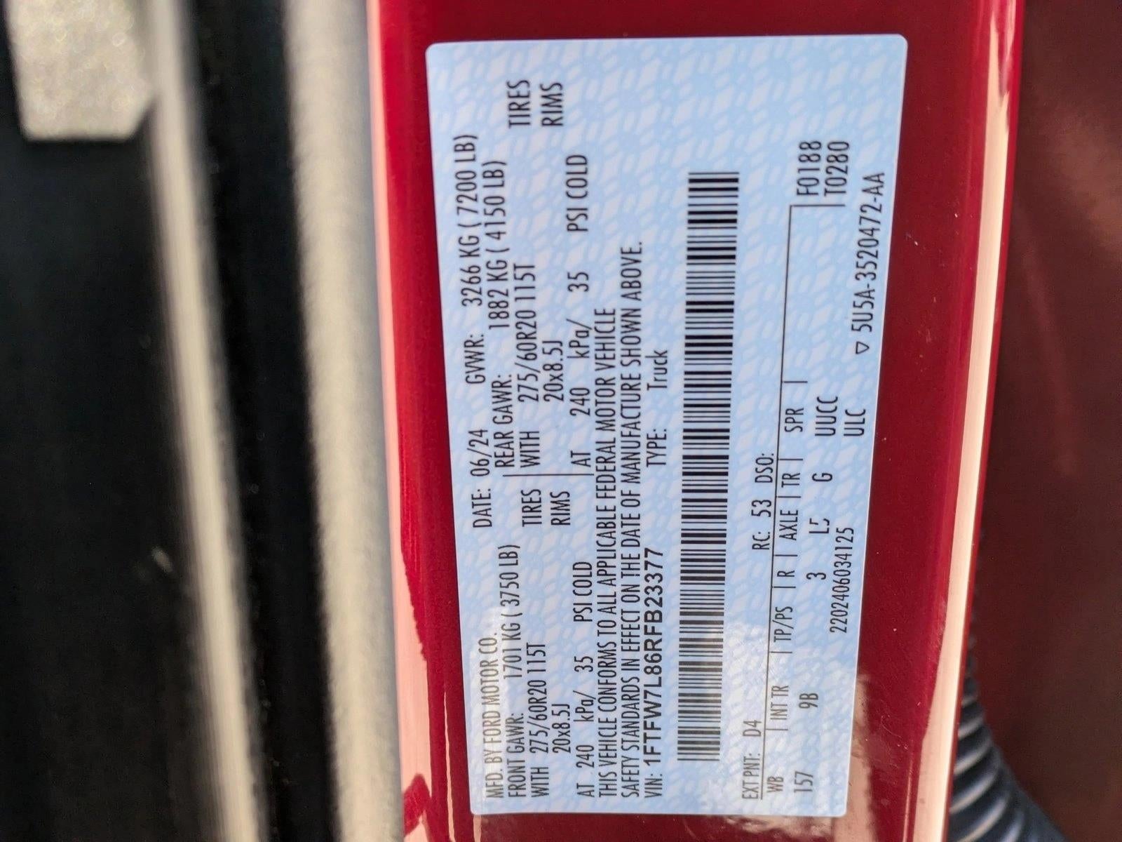 2024 Ford F-150 Platinum 4WD SuperCrew 5.5' Box