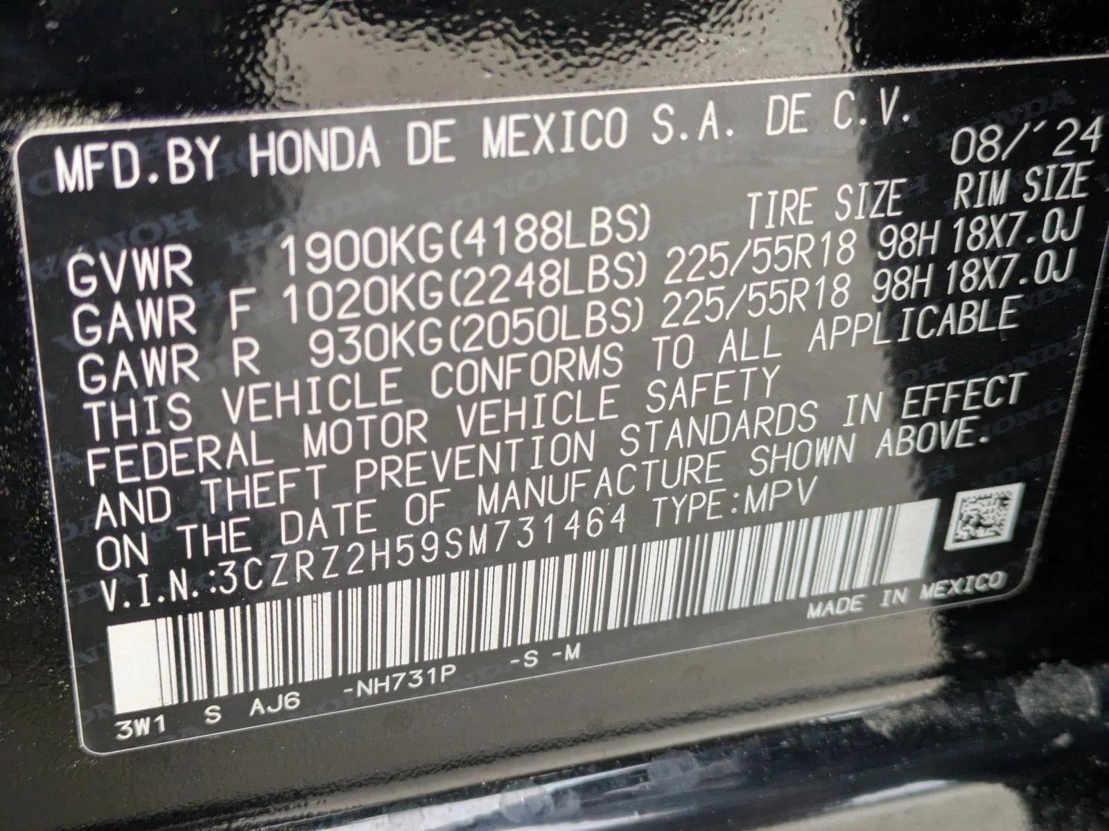 2025 Honda HR-V Sport AWD CVT