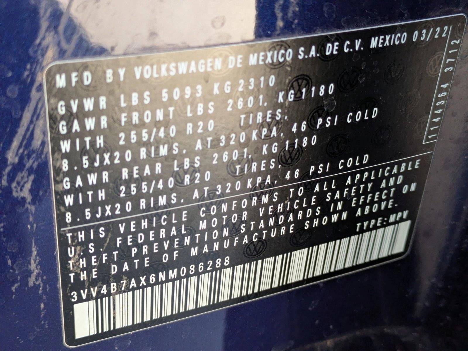 2022 Volkswagen Tiguan 2.0T SEL R-Line 4MOTION