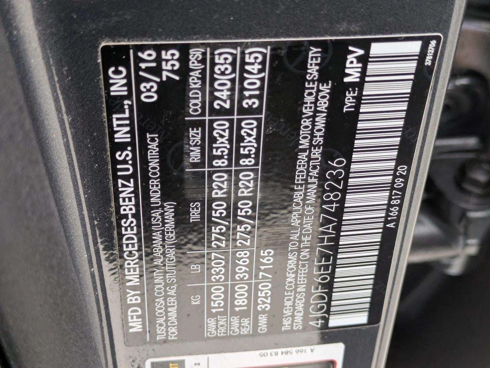 2017 Mercedes-Benz GLS GLS 450 4MATIC® SUV
