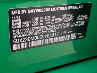 2025 BMW X7 xDrive40i Sports Activity Vehicle