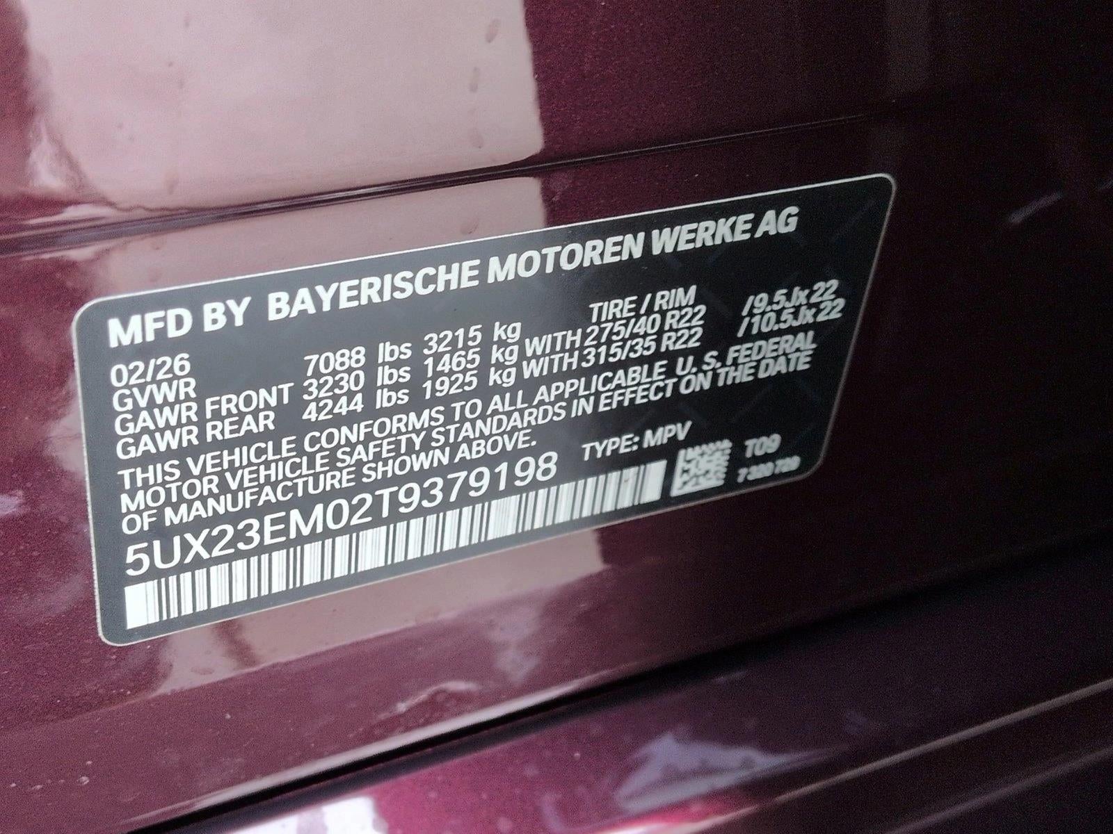 2026 BMW X7 xDrive40i Sports Activity Vehicle
