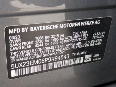 2023 BMW X7 xDrive40i Sports Activity Vehicle