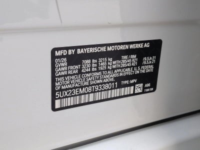 2026 BMW X7 xDrive40i Sports Activity Vehicle