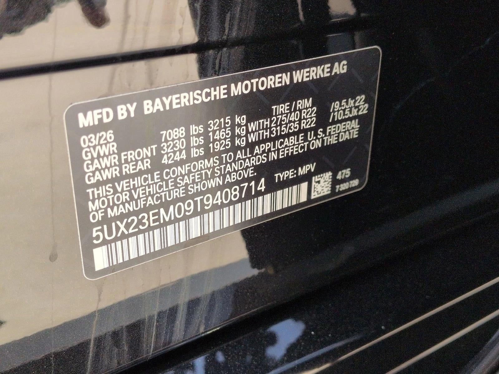 2026 BMW X7 xDrive40i Sports Activity Vehicle