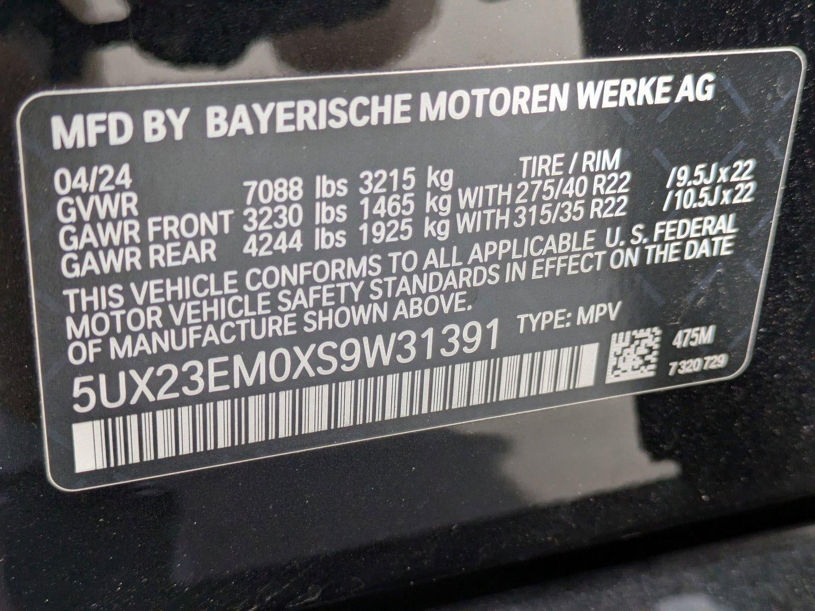 2025 BMW X7 xDrive40i Sports Activity Vehicle