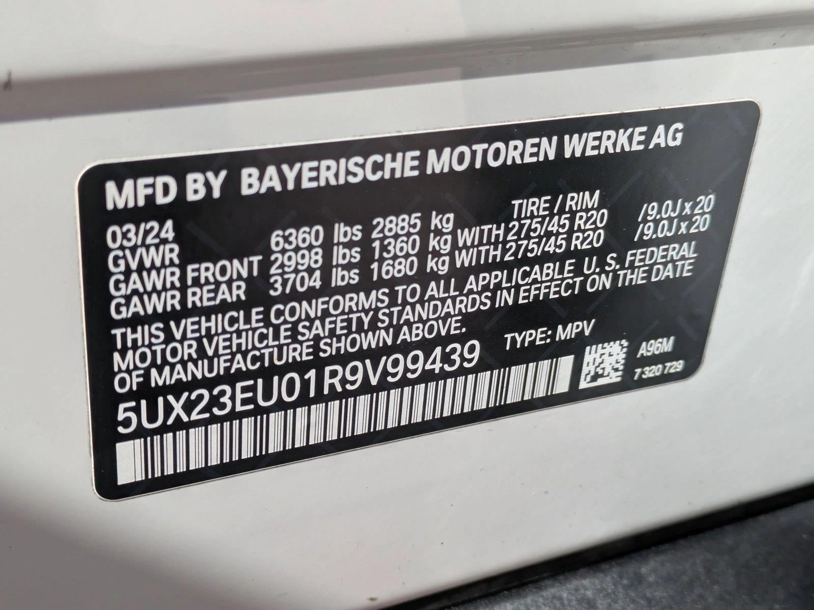 2024 BMW X5 xDrive40i Sports Activity Vehicle