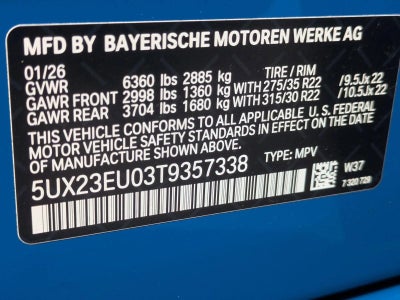 2026 BMW X5 xDrive40i Sports Activity Vehicle